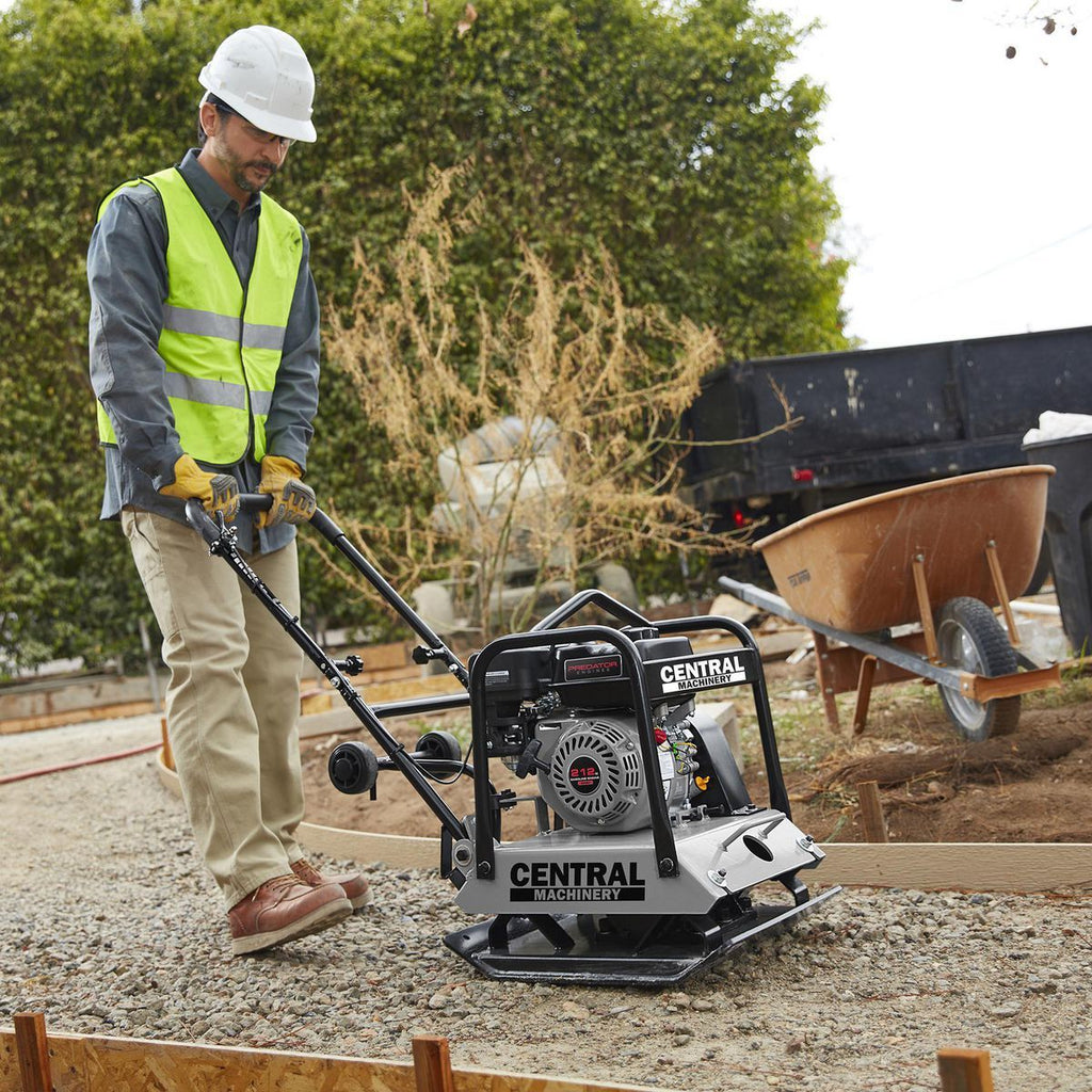 7 HP Plate Compactor with Wheel Kit C108