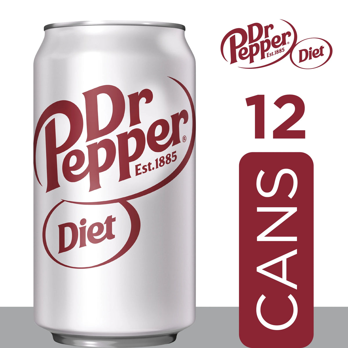 12 Pack Cans Diet Dr Pepper Soda Pop W470532