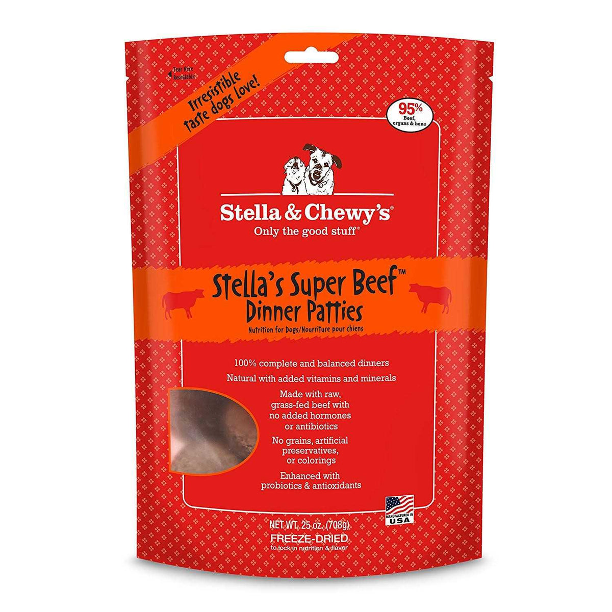Freeze Dried Dog Food Patties Beef U1169