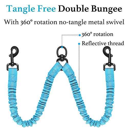 Double Dog Leash 360 Swivel No Tangle Q66606