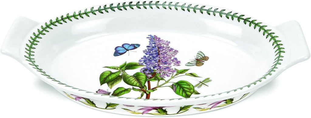 Oval Gratin Dish 12.5 Inch Porcelain Baking Dish H5614