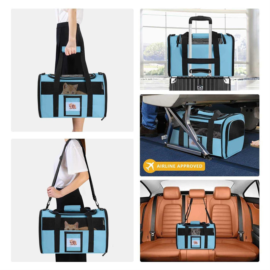 Cat Dog Pet Carrier Airline Approved I4405
