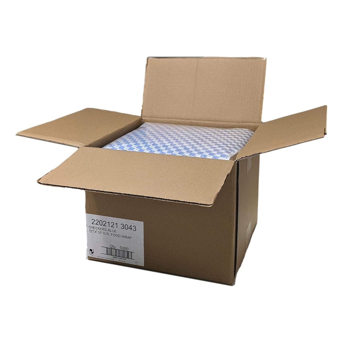 Red Checkers Grease-Resistant Food-Safe Sandwich Wrap Paper Sheets (Case of 5000) H211470