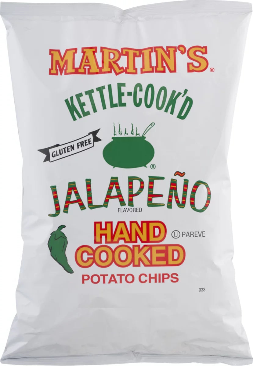 Jalapeno Potato Chips 8 Oz 4 Bags X934