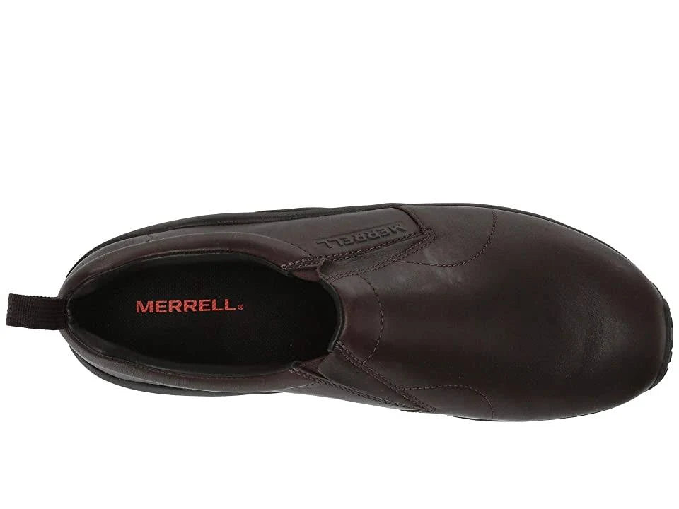 Espresso Leather Slip-On Shoes Y4083
