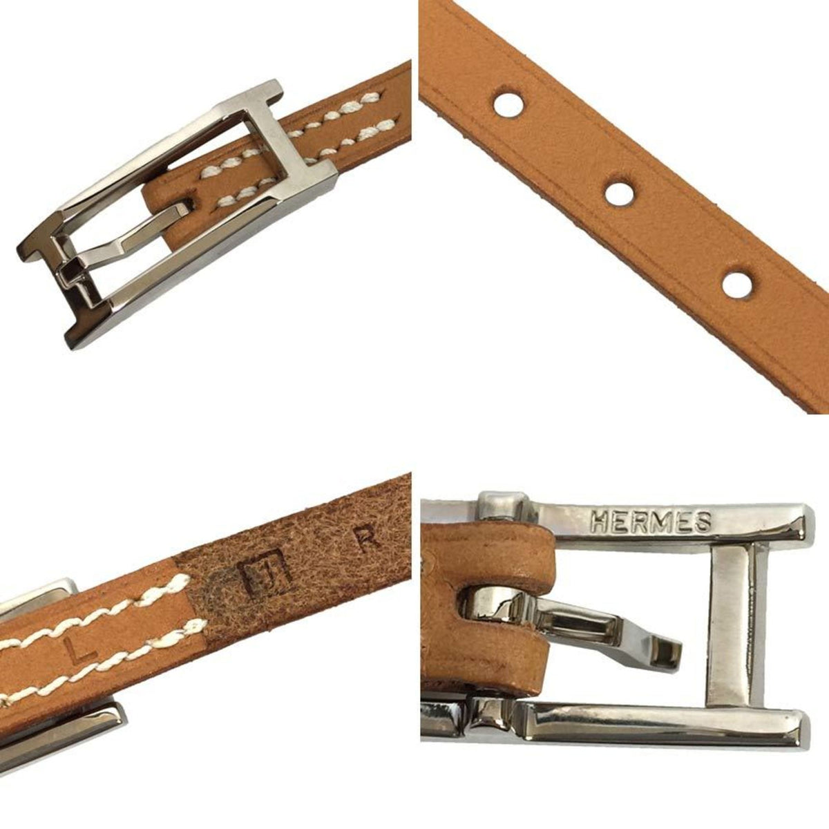 Camel Brown Leather Bracelet L555098