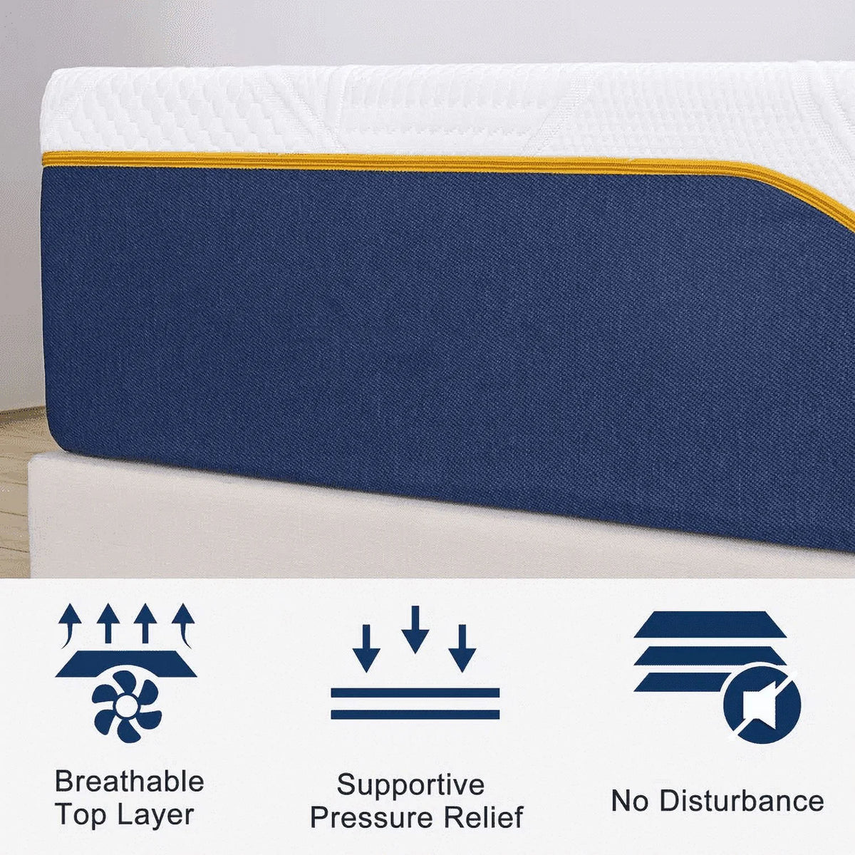8 inch Twin Size Medium Gel Memory Foam Mattress T842517