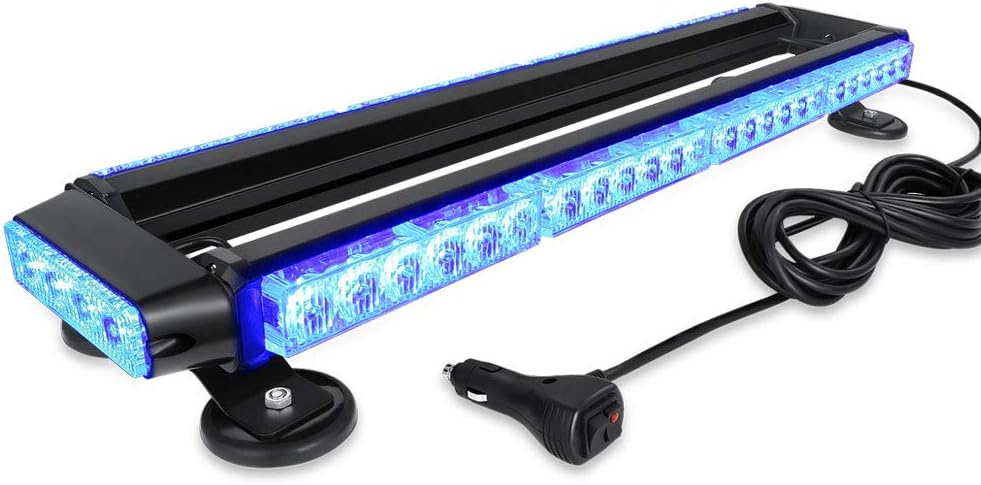 Magnetic Roof Flashing LED Emergency Strobe Light Bar P6438
