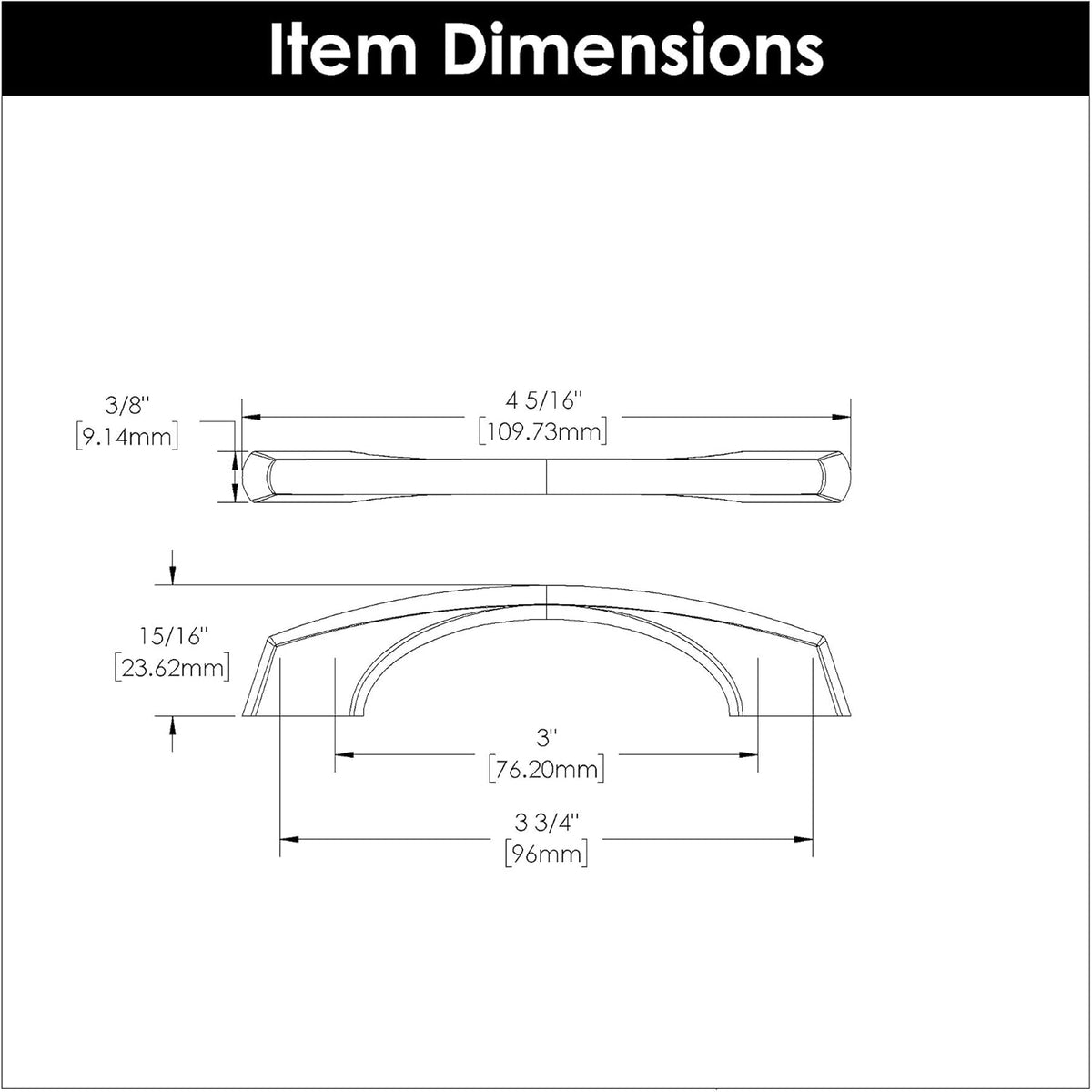 Antique Finish 10 Pack Cabinet Pull F815880