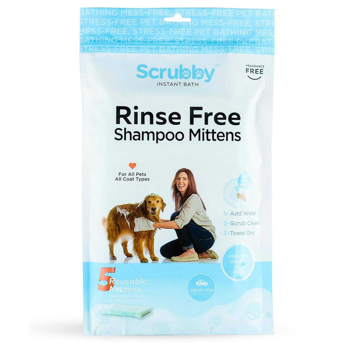 No Rinse Pet Bath Mittens R38687