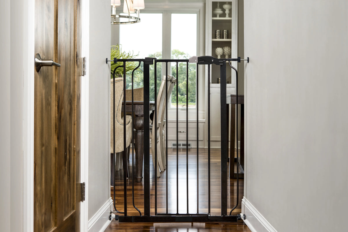 Black Extra Tall Walk Thru Baby Safety Gate C581