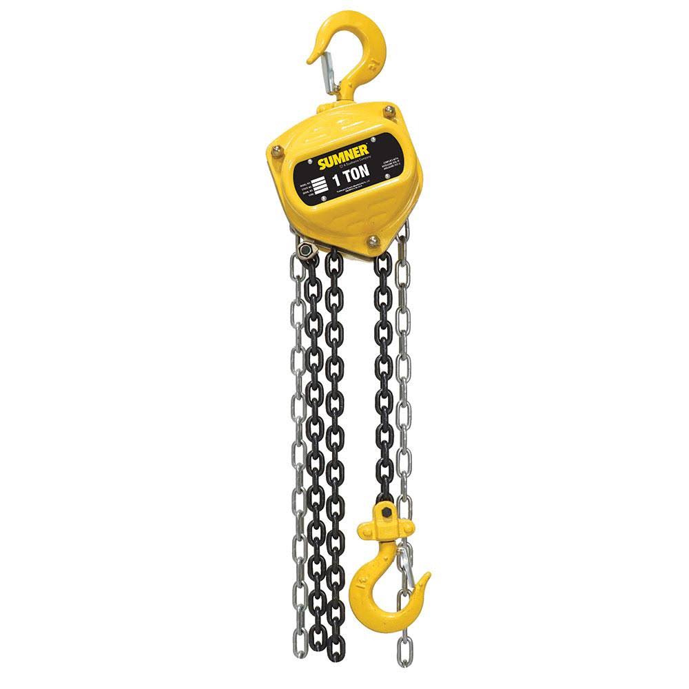1 Ton Chain Hoist with 15 ft. Chain Fall C132568