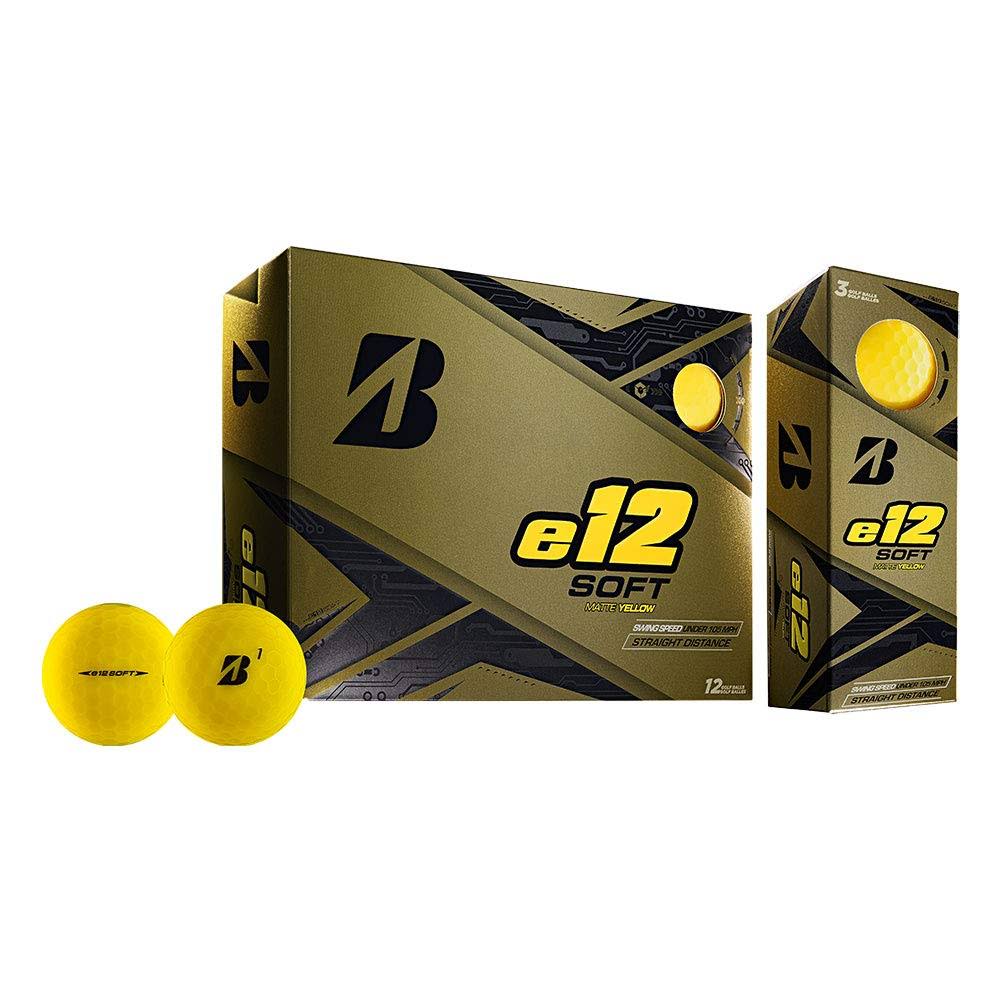 Yellow 3-Piece Golf Balls 1 Dozen Y92494