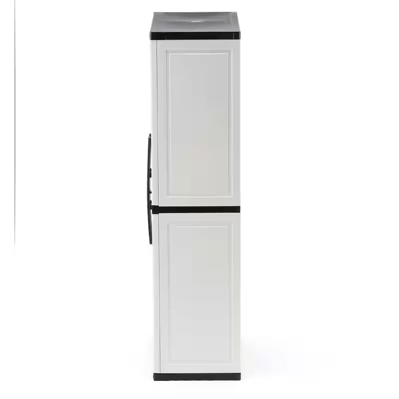 Gray Plastic Freestanding Garage Cabinet W6646