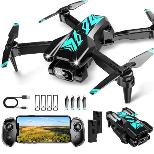Mini Drone with Camera Foldable 1080P FPV Camera A2875