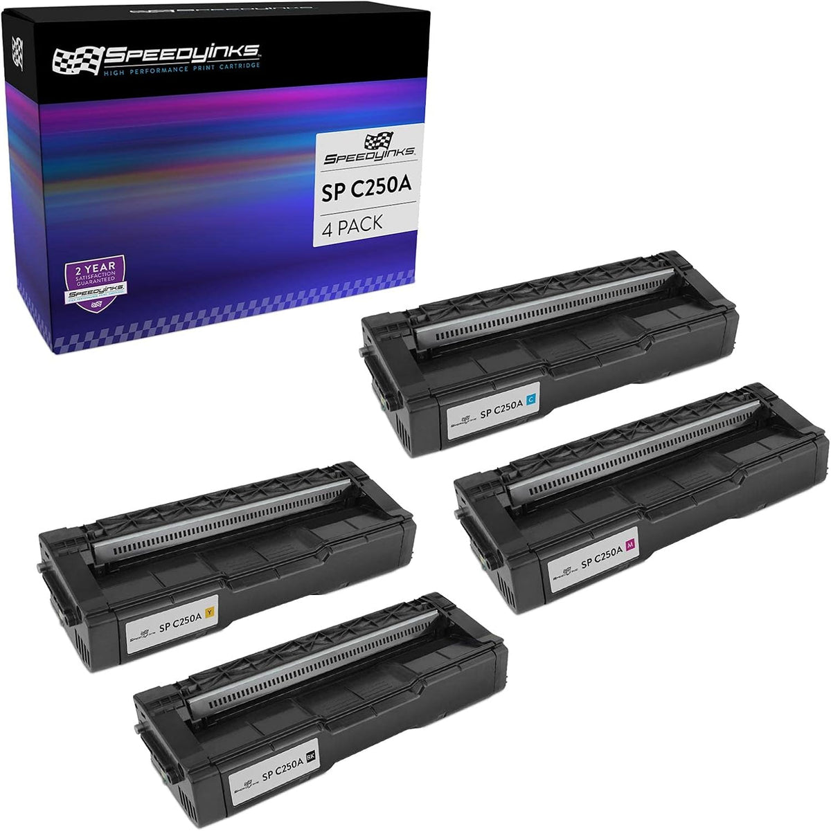 Compatible Toner Cartridge 4-Pack (1 Black, 1 Cyan, 1 Magenta, 1 Yellow) P938246