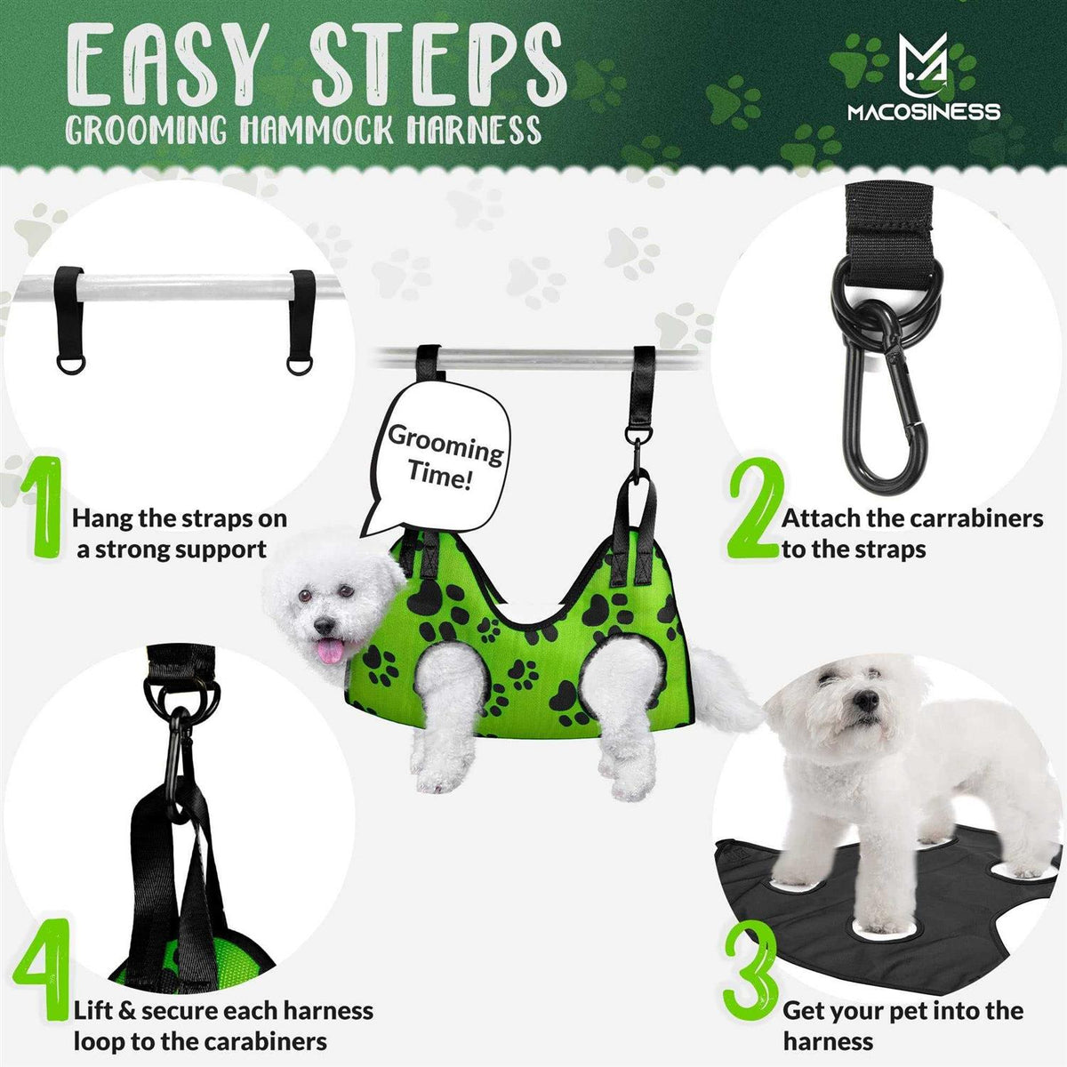 Pet Grooming Hammock Set H81718