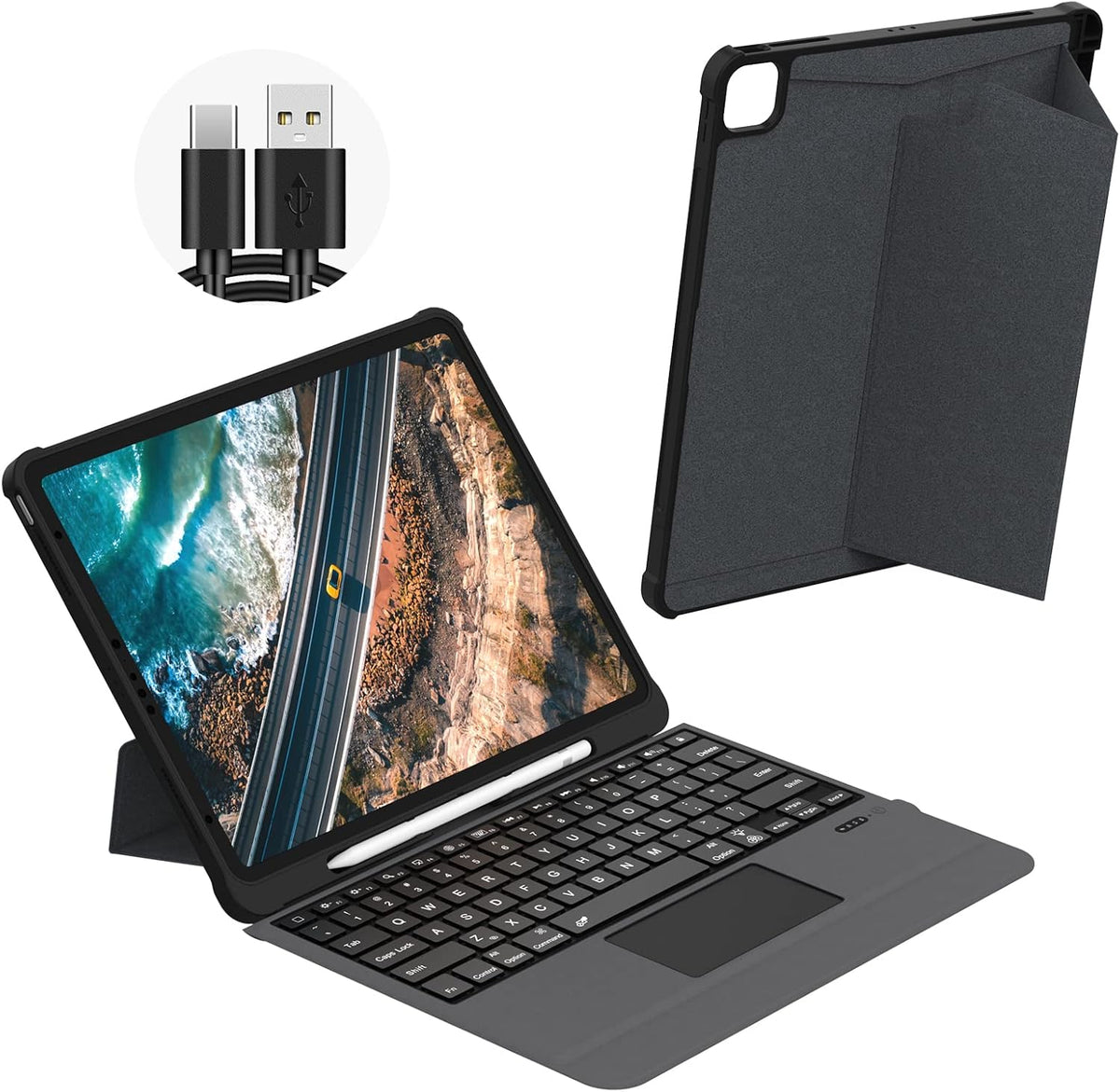Backlit Keyboard Case for iPad Air 4th Gen 10.9 inch Q324782