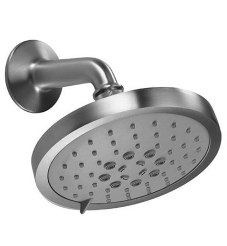 5-5/8x22 Multi-Function Brass Showerhead Kit - Satin Brass D581783