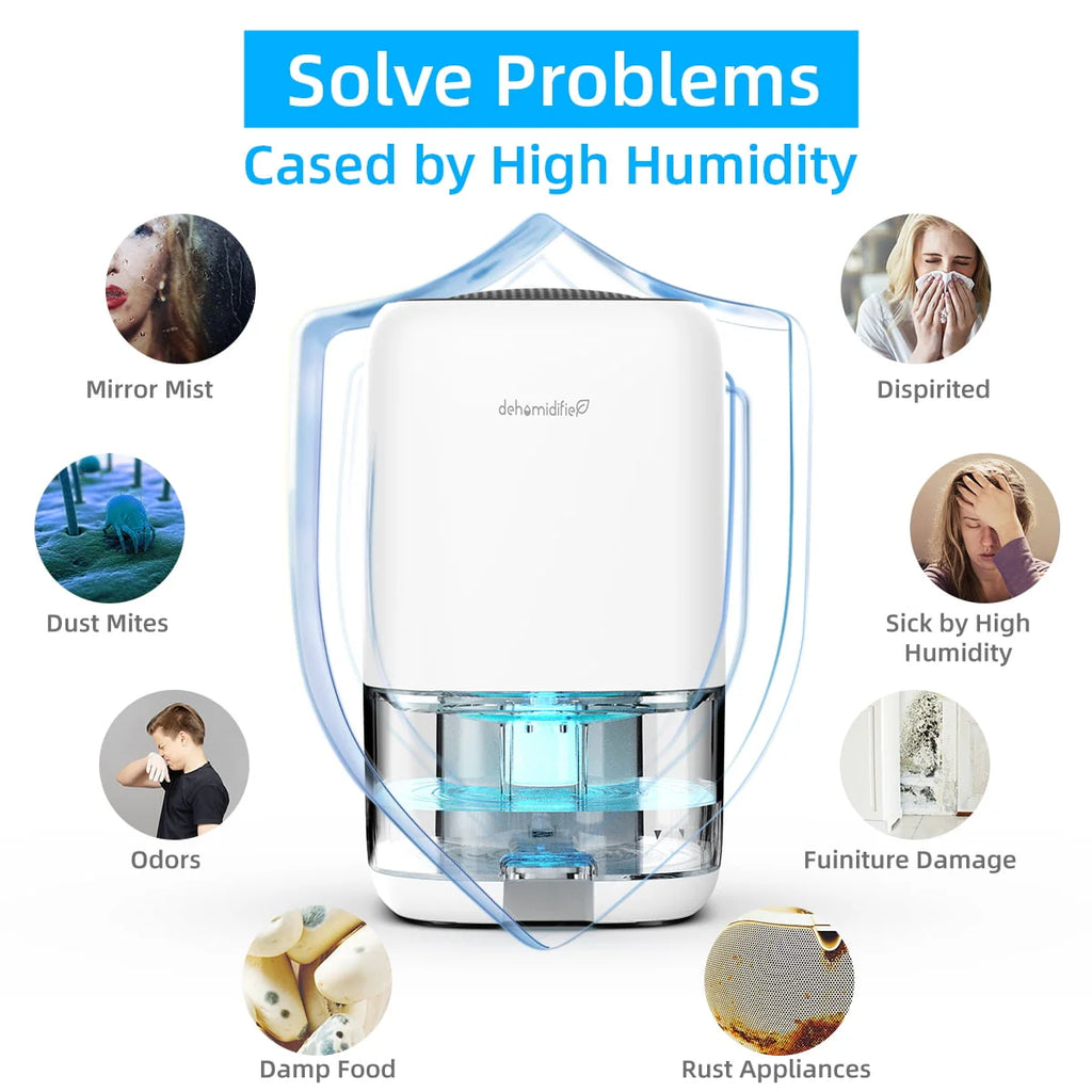 Portable Ultra Quiet Dehumidifier 1000ML B25564