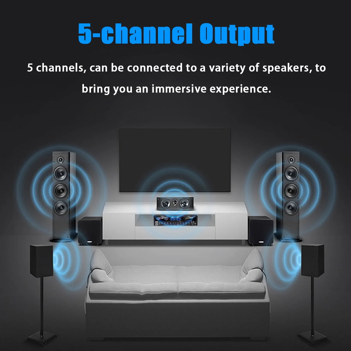 4000W Bluetooth Audio Power Amplifier N50567