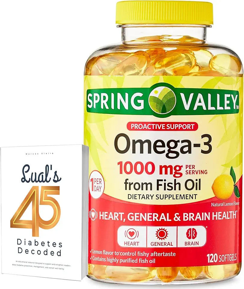 Omega-3 Fish Oil 1000 mg 120 Count Softgels Z8598