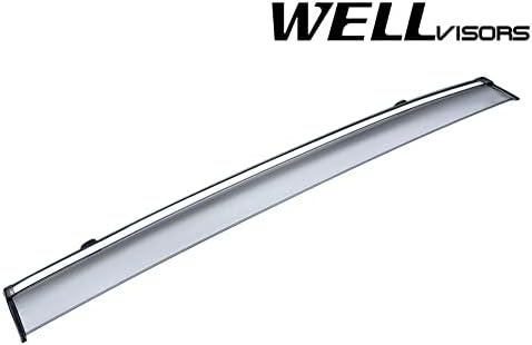 Chrome Trim Window Visors Rain Guards X27871