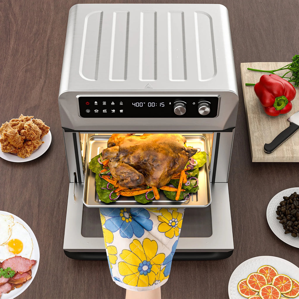 21QT Convection Air Fryer Toaster Oven 8-in-1 J62198