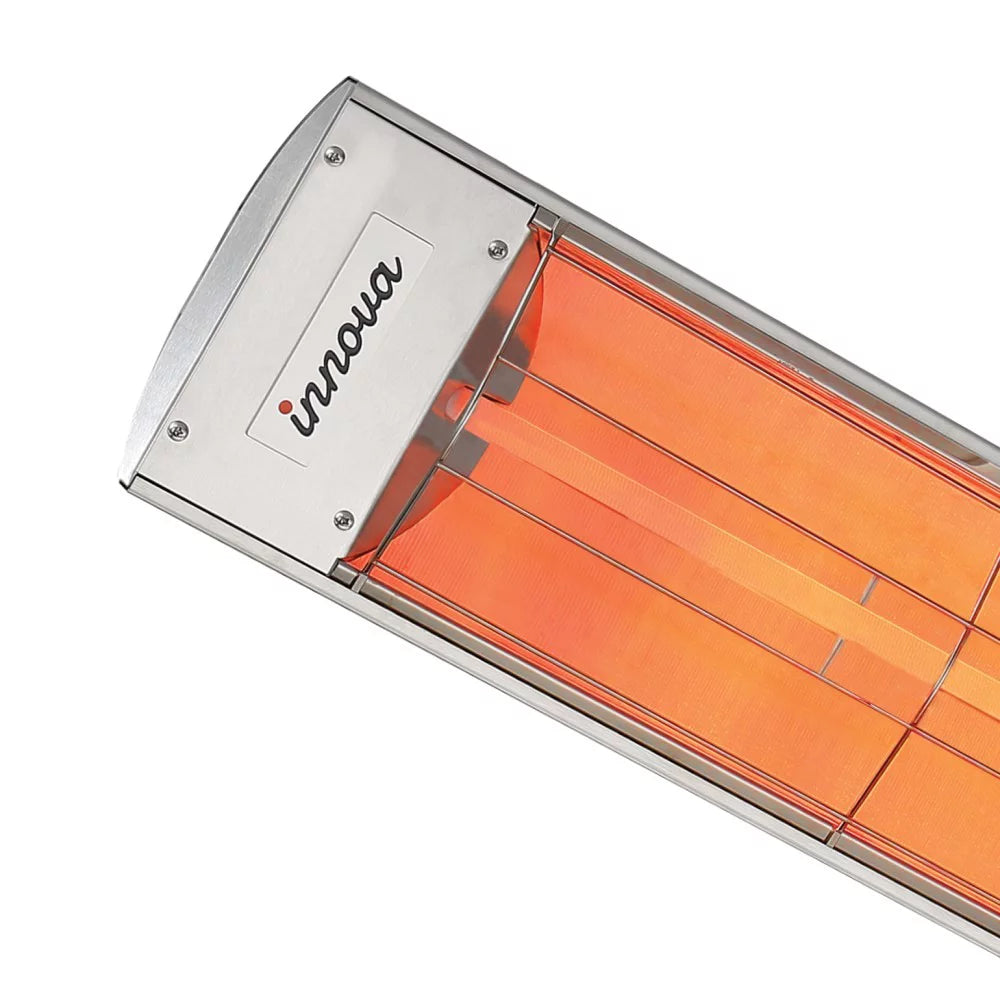 1500 Watt Electric Infrared Single Element Heater Stainless Steel Finish C9329