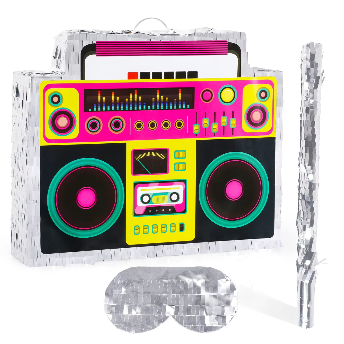 Boombox Pinata with Hanging Loop Q72791