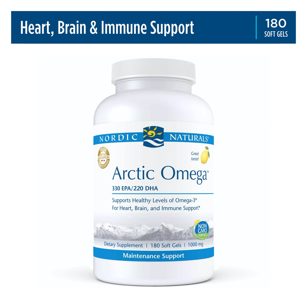 Lemon 690 mg Fish Oil Softgels G609