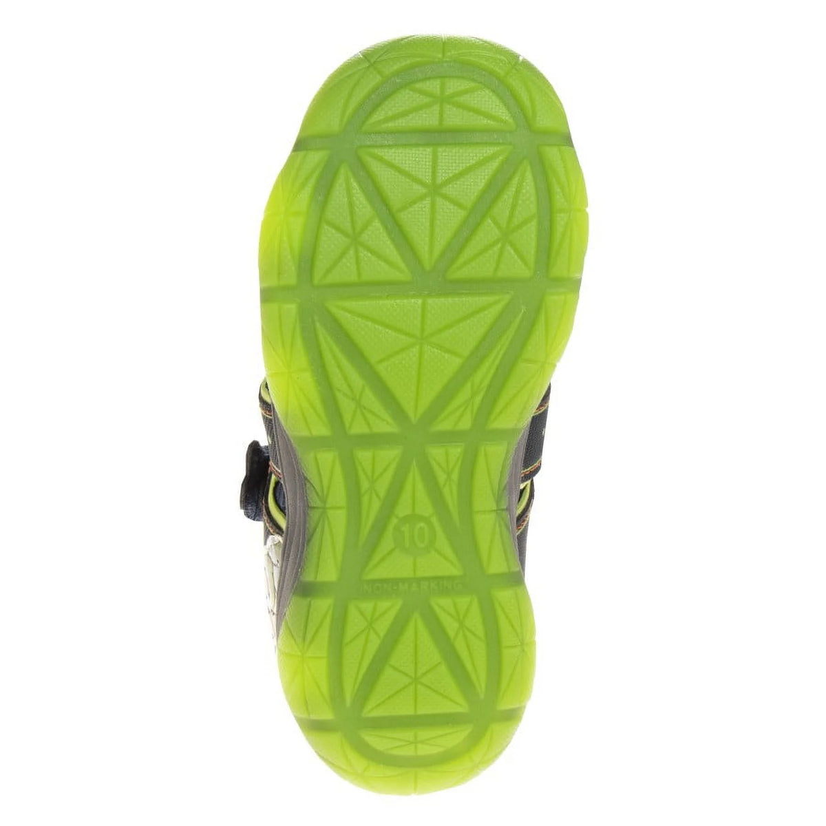 Navy/Lime Boys Toddler Closed-Toe Sport Sandals M1384