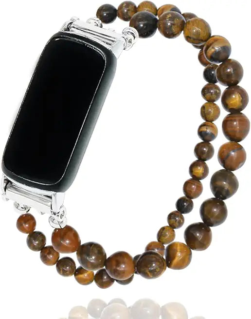Beaded Adjustable Gemstone Bracelet W226885