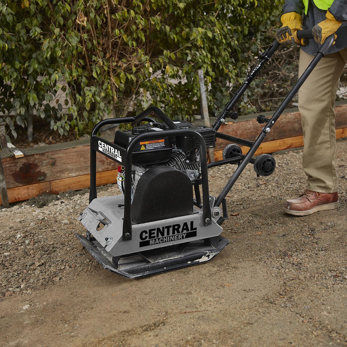 7 HP Plate Compactor with Wheel Kit C108
