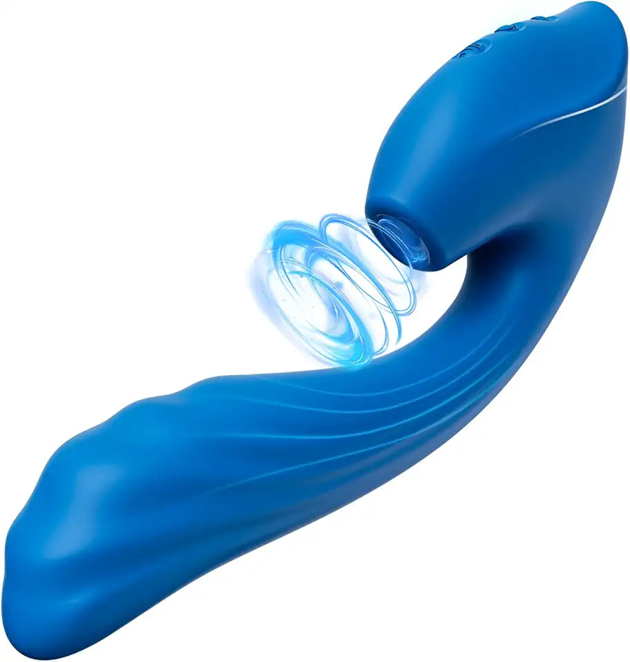 Thrusting Dildo Vibrator Adult Toy with 7 Thrusting 10 Vibration 10 Suction A510714