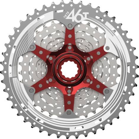 Silver 10 Speed Cassette 11-40t X661