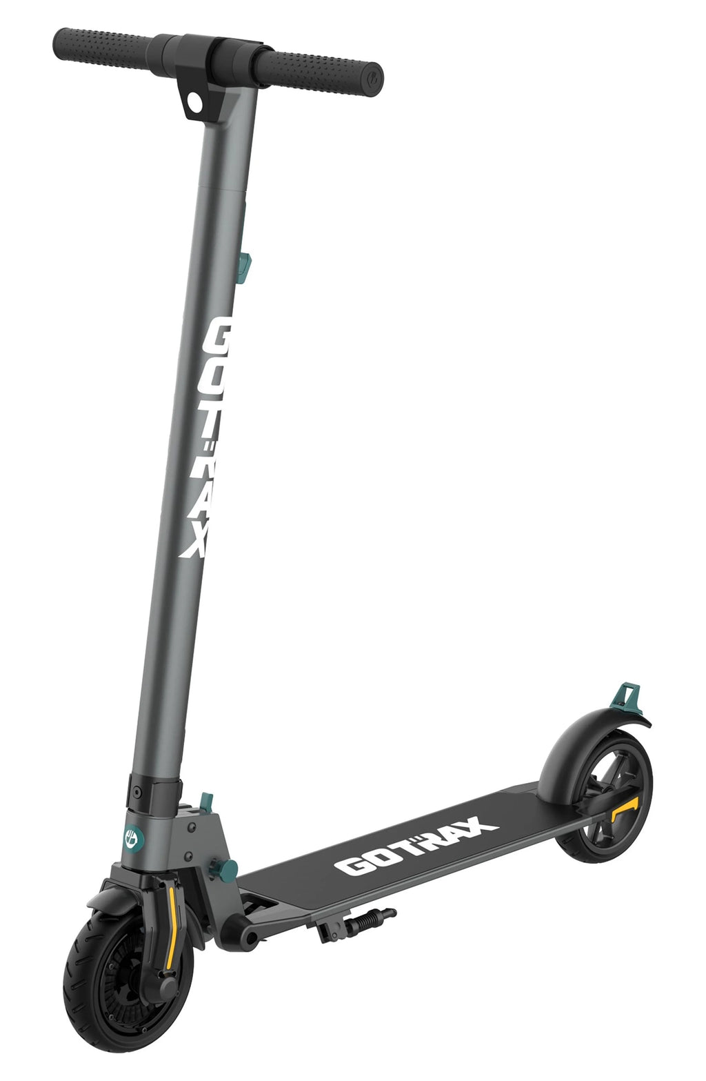Foldable Electric Scooter with 6 Tires, 200W 12mph, Gray K59539