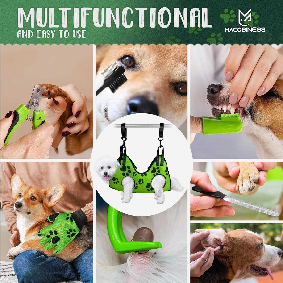 Pet Grooming Hammock Set H81718
