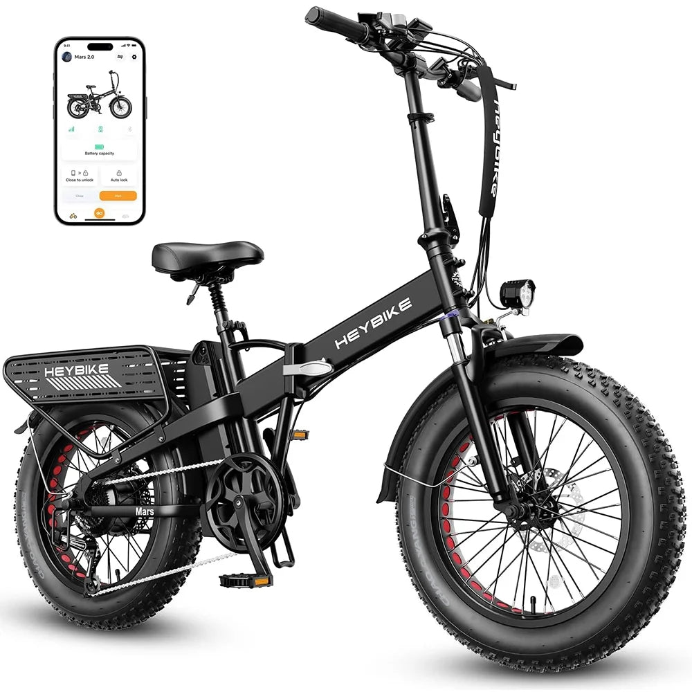 20×4 Fat Tire Folding Electric Bike with 48V 12.5AH Removable Battery S432331