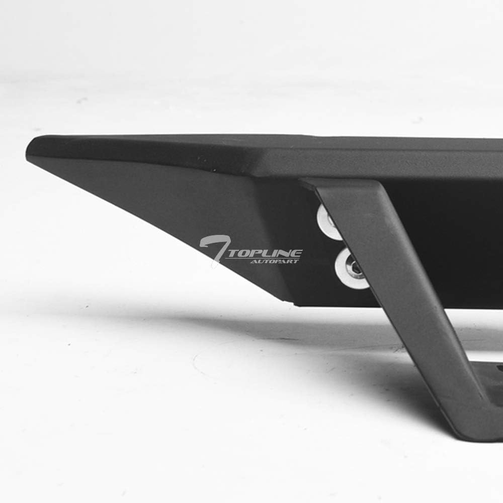 Matte Black Steel Drop Step Side Nerf Bars L5965