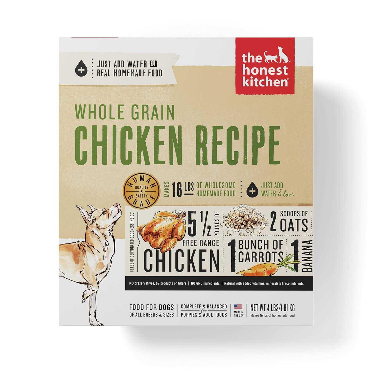 Dehydrated Whole Grain Chicken Dog Food N8969