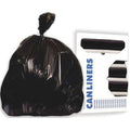 Black Linear Low Density Repro Liner, 43 x 47 inch, 100 per Case U51668