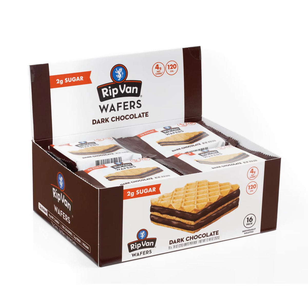 Dark Chocolate Wafer Snacks 16-Pack S2098